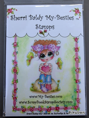 My Besties - Clear Stamp - Butterfly & Hearts