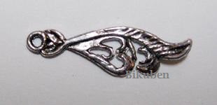 Kort & Godt - Charms - Vinge Sølv