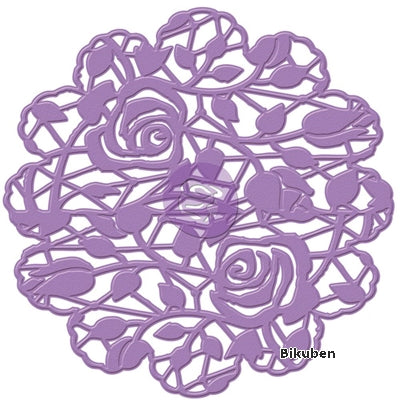 Prima - Purple Metal Die - La Fleur Doily