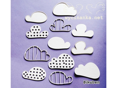 Wycinanka - Chipboard - Sky Mix