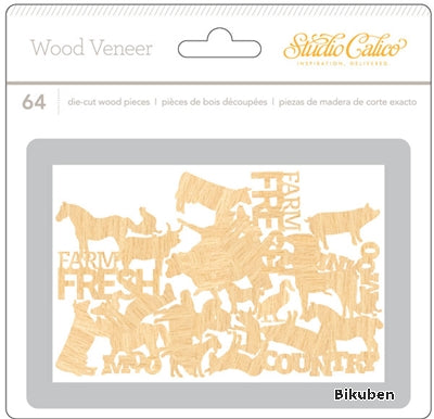 Studio Calico - Wood Veener - Animals