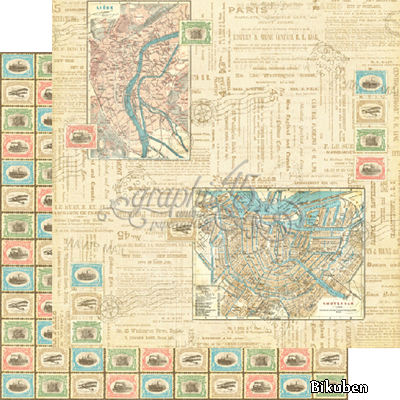 Graphic45 - Come Away with Me - Travel Odyssey 12x12"