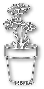 Memory Box - Fancy Potted Flower Die