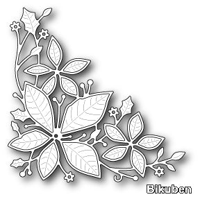 Memory Box - Plush Poinsettia Die