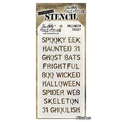 Tim Holtz - Stencil - Halloween