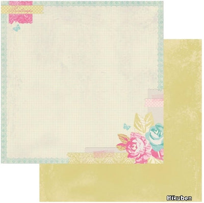 Authentique - Flourish - Flower 12x12"