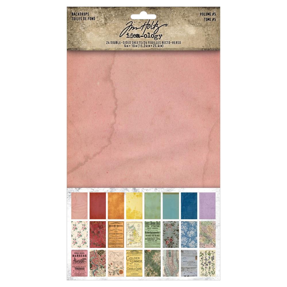 Tim Holtz - Idea-Ology - Vår 2023 - Backdrops - Volume 5