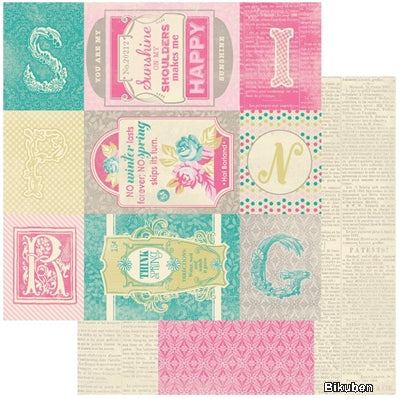 Authentique - Flourish - Enchancements 12x12"