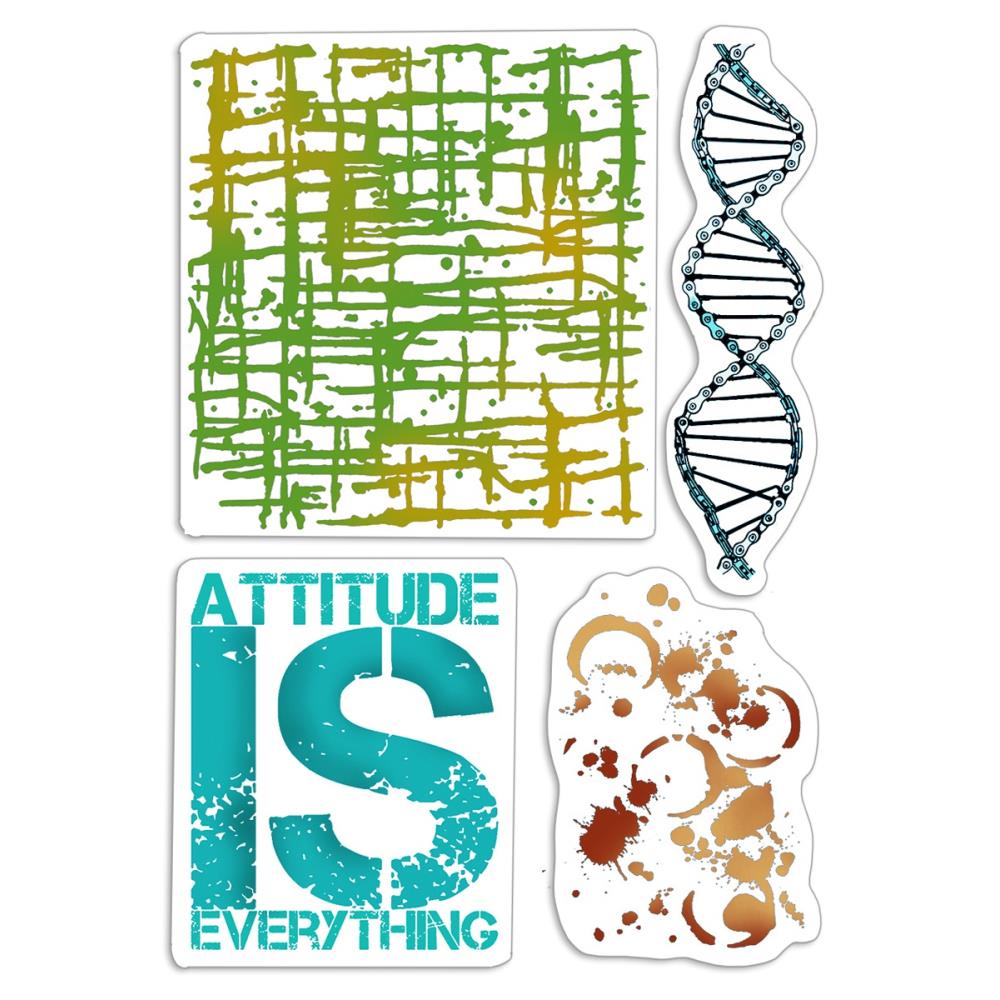 Ciao Bella - Clear Stamps - Bad Girls - Attitude is Everything