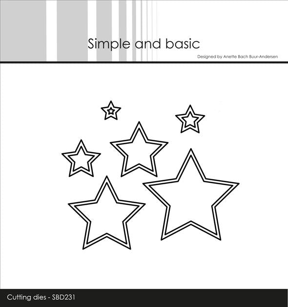 Simple and Basic - Dies - Outline Stars