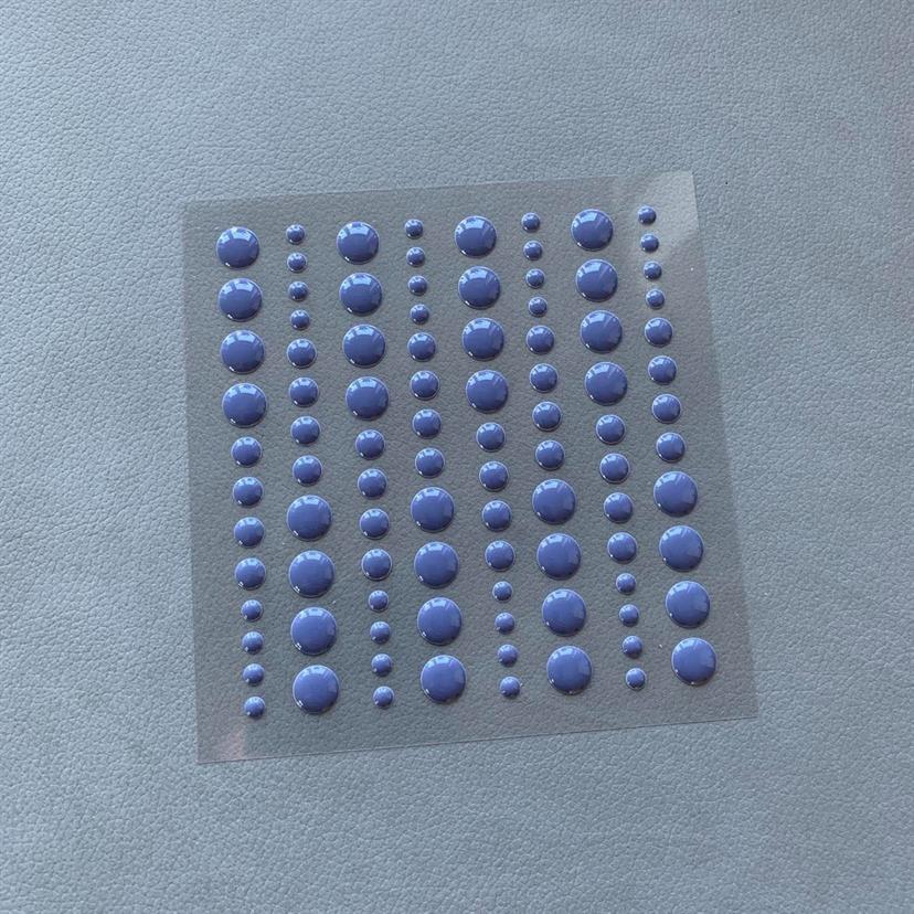 Simple and Basics - Enamel Dots - Eggplant