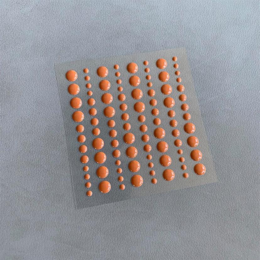 Simple and Basics - Enamel Dots - Cognac