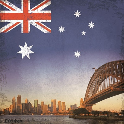 Paper House - Sydney Harbour 12x12"