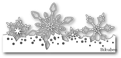 Poppystamps - Dies - Winterflake Border