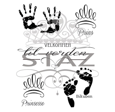 Staz - Clearstamp Stempelsett - Prins & Prinsesse