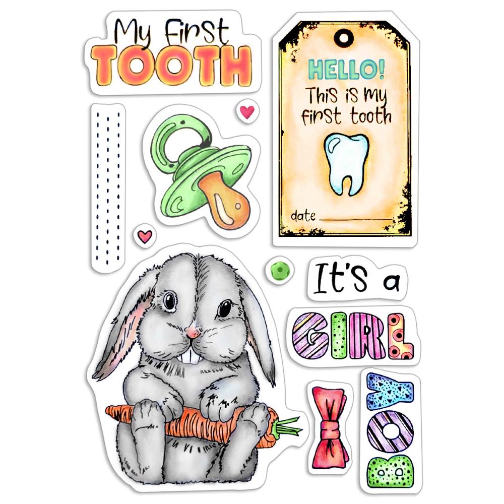 Ciao Bella - Clear Stamps - My First Year -  My First Tooth