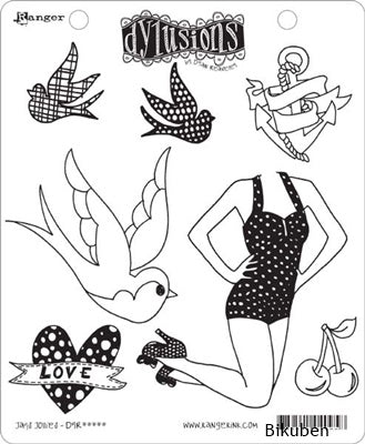 Dylusions - Jay's Jollies - Stamps