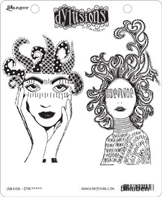 Dylusions - Survivor - Stamps