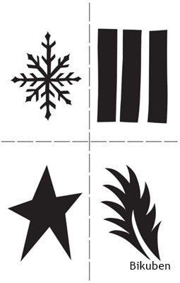 Dylusions - Small Stencil - Shapes