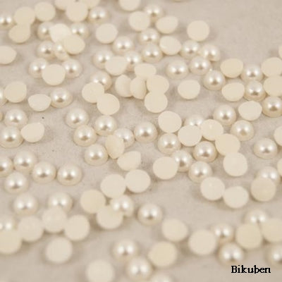 Kort & Godt - Halvperler - Natur 10mm