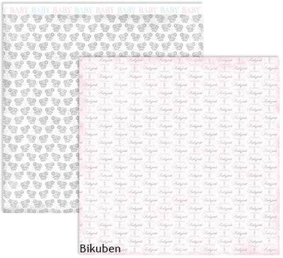 Papirdesign - Lille Mirakel - Baby Jente 12x12"