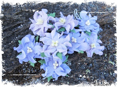 Papirdesign - Små gardenia - Vintage Lilla