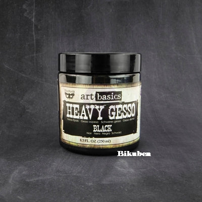 Art Basic by Finnabair - Heavy Gesso Black 8,5oz