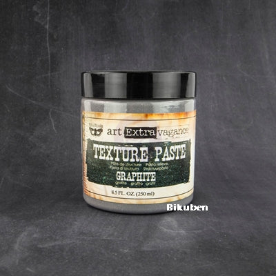 Art Extravagance by Finnabair - Texture Paste - Graphite Sand 8,5oz