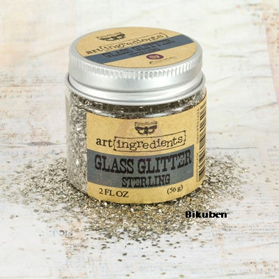 Art Ingredients by Finnabair - Glass Glitter - Sterling