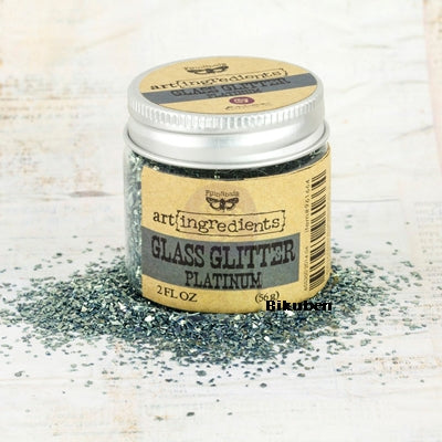 Art Ingredients by Finnabair - Glass Glitter - Platinum