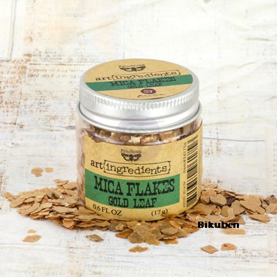 Art Ingredients by Finnabair - Mica Flakes - Gold Leaf