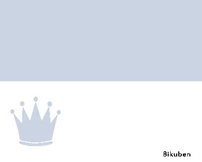 Kort & Godt - Papir Diecuts - Bordkort - Blå Krone