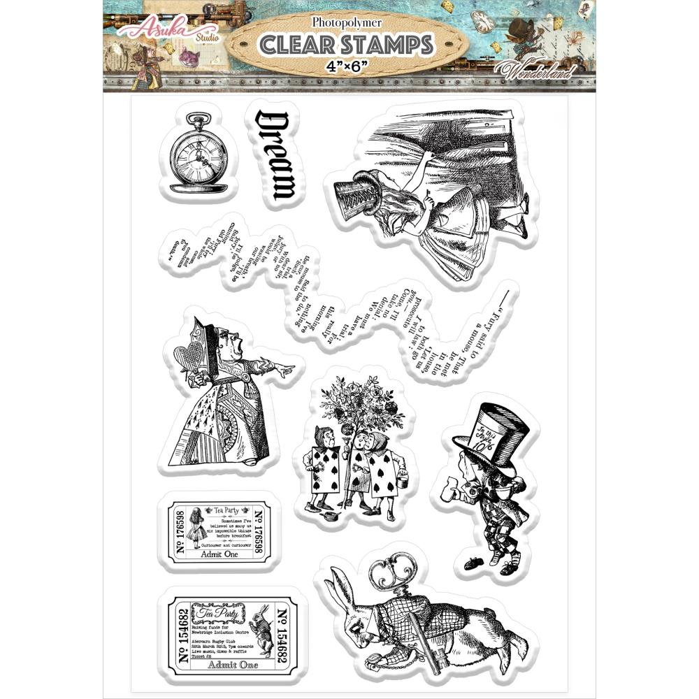 Asuka Studio - Clear Stamps - Wonderland #2