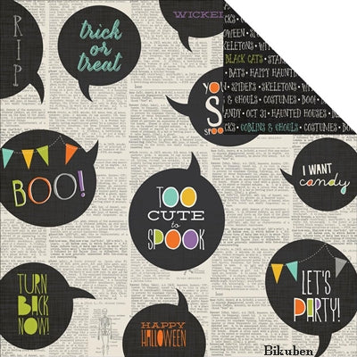 Simple Stories - Frankie & Friends - Happy Haunting 12x12"