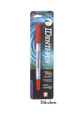 Sakura - IDenti-Pen - Dual Point Pen - red