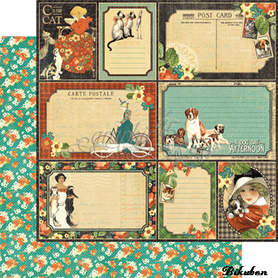 Graphi45 - Raining Cats and Dogs - Four Legged Friend 12x12"