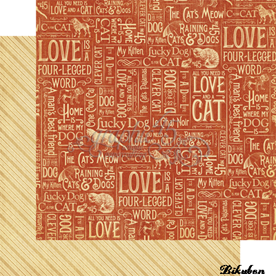 Graphi45 - Raining Cats and Dogs - Mischievous Menagerie 12x12"