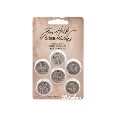 Tim Holtz Idea-ology - Tokens - Tidings