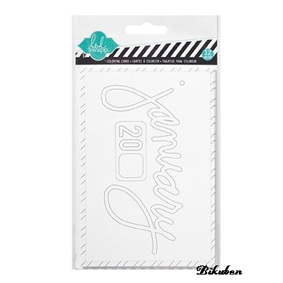 American Crafts - Heidi Swapp Collection - Coloring Cards