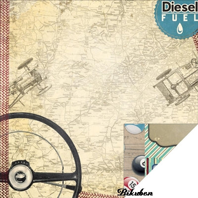 BoBunny - Wild Card - Speedway 12x12"