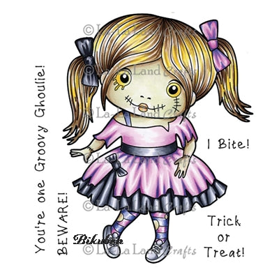 La La Land Crafts - Zombie Marci - Red Rubberstamp