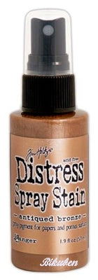 Distress Spray Stain: Antiqued Bronze - Metallic