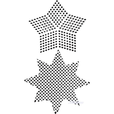 Dina Wakley Media - Stencil - Canvas Stars
