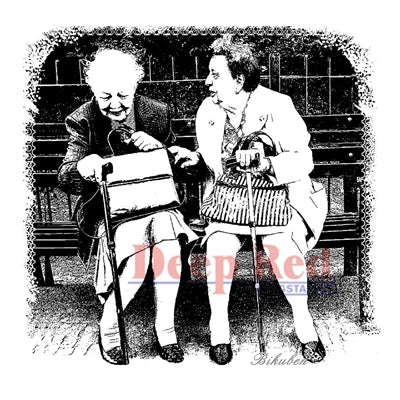 Deep Red Stamps - Old Friend - Cling Stamp