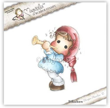 Magnolia - Waiting for Christmas - Tilda with Trumpet