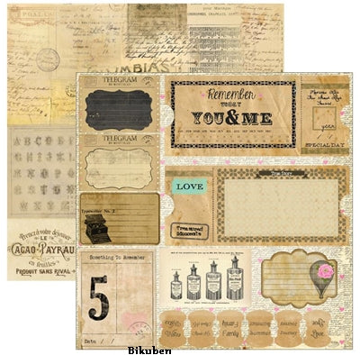 Marion Smith Designs - Romance Novel 2 - You & Me 12x12"