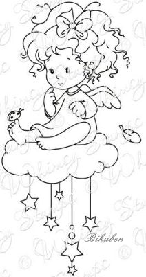 Whimsy Stamps - Cling Mount - Angie