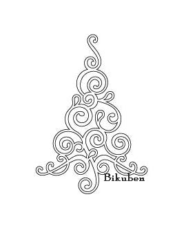 Poppystamps - Dies - Small Flourish Tree