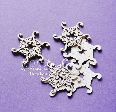 Wycinanka - Chipboard - Back to the Vintage - Snowflakes