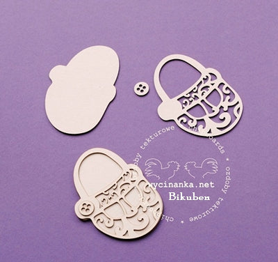 Wycinanka - Chipboard - Babysko Ornament